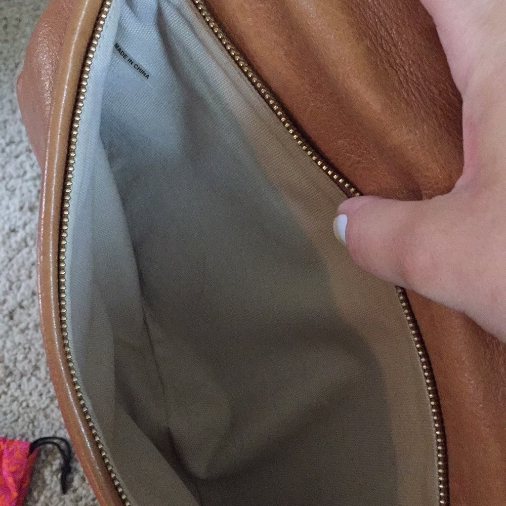 Tory Burch Reva Bombe Clutch in Royal Tan - Picture 8 of 8